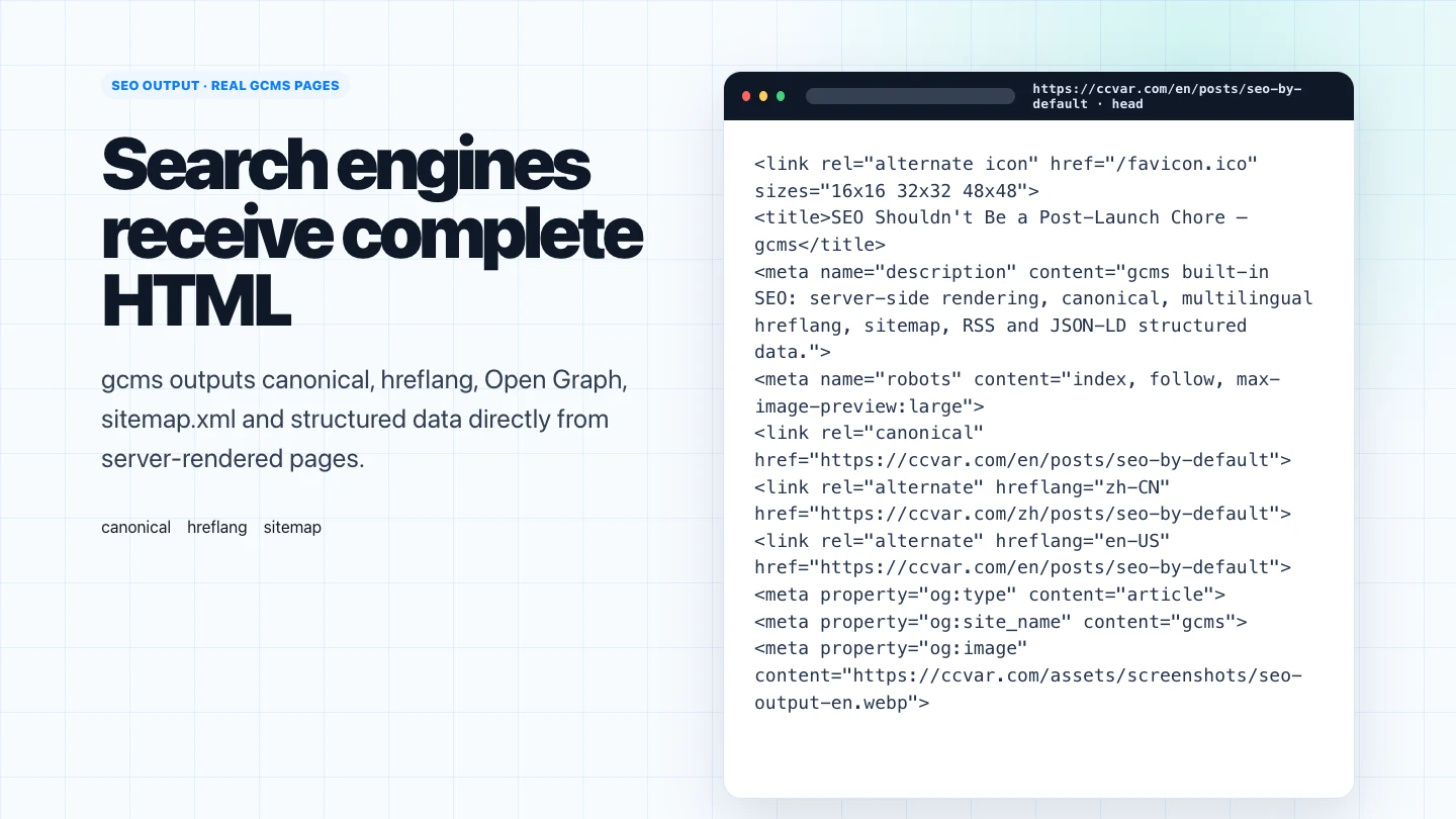 SEO Shouldn't Be a Post-Launch Chore